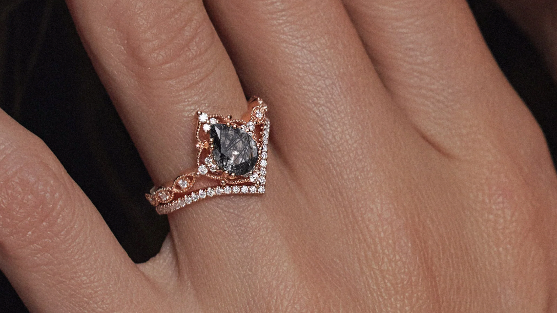 The Meaning and Spiritual Significance of Black Rutilated Quartz Rings